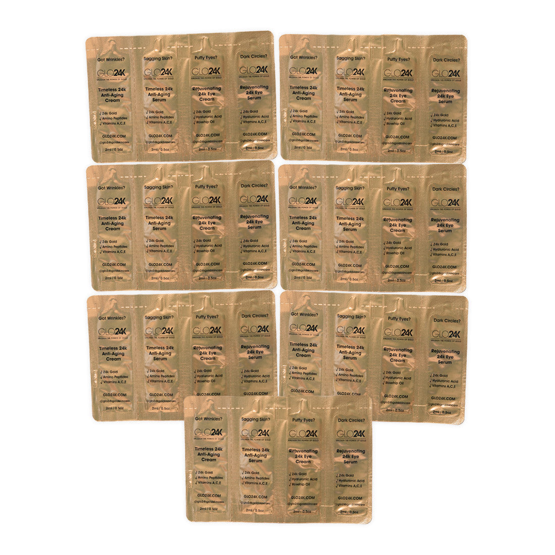 On-The-Go Travel Kit - Set of 28 Various Skin Care Packets